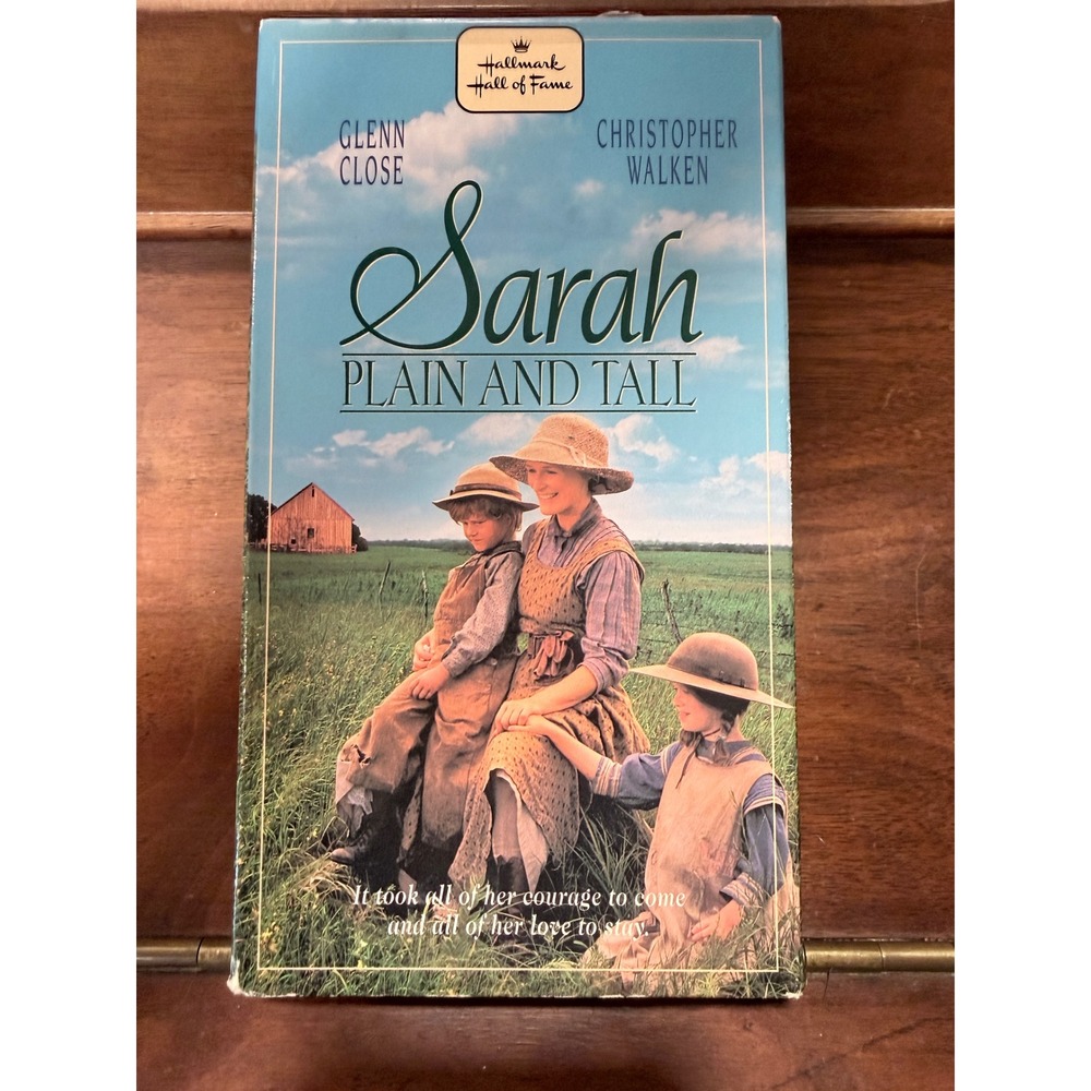 Sarah Plain and Tall VHS Hallmark Hall of Fame Glenn Close Christopher Walken